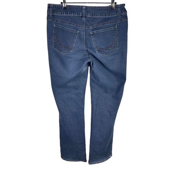 Riders by Lee Straight Jeans 12M Women’s Dark Wash Pre-Owned [#3746] - Picture 2 of 6